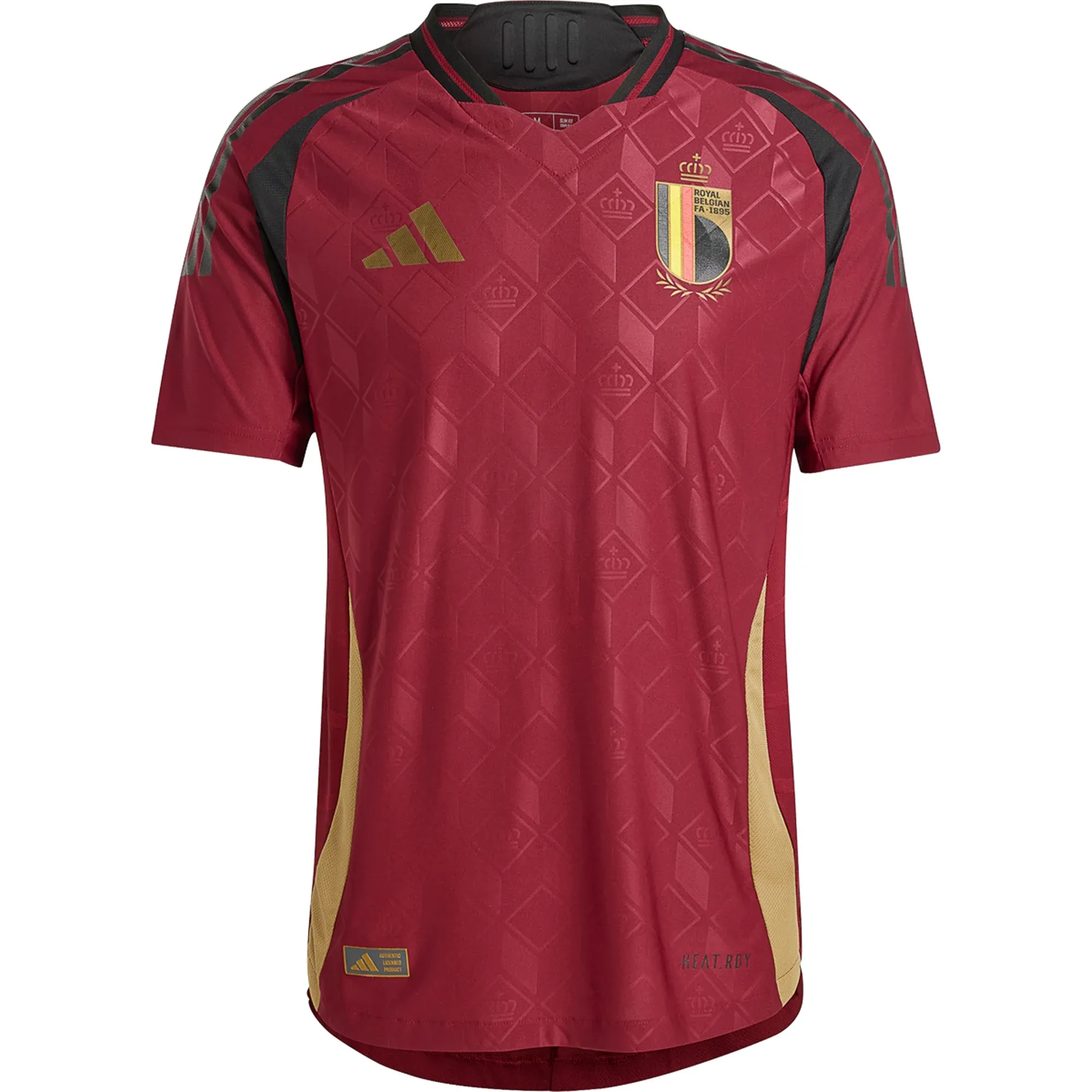 adidas Belgium Authentic Home Jersey 24/25 (Burgundy)