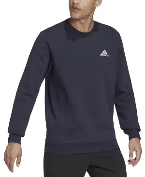 Adidas Feel Cozy Essentials Men's Sweatshirt, Navy Blue