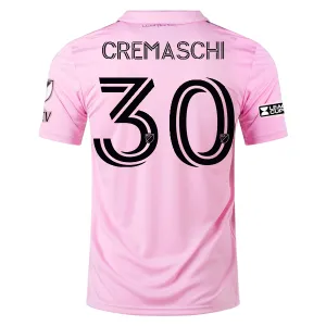 adidas Inter Miami Benjamin Cremaschi Home Jersey 23/24 w/ MLS   Leagues Cup Patch   Match Details (True Pink/Black)