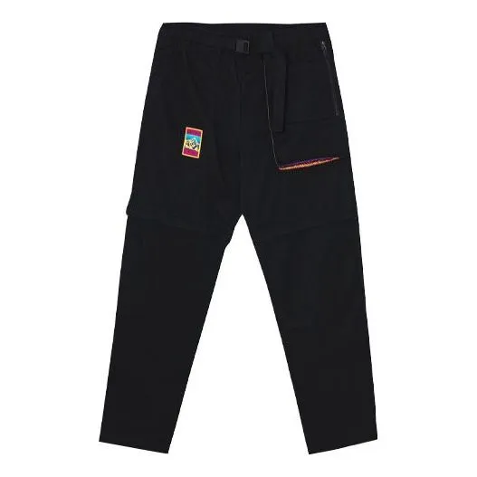 adidas originals Snow Mountain Series Retro Casual Sports Long Pants Black