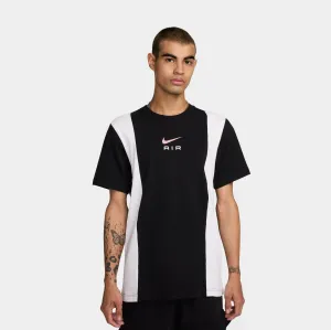 Air Fit Mens Short Sleeve Shirt (Black/White)