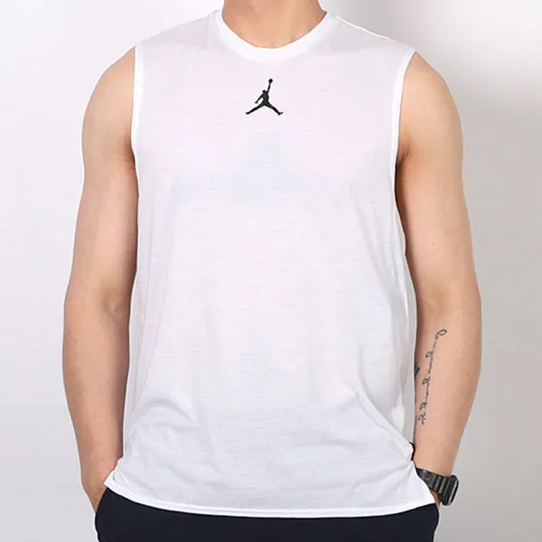 Air Jordan Basketball Training Sports Sleeveless Vest White