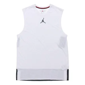 Air Jordan Basketball Training Sports Sleeveless Vest White