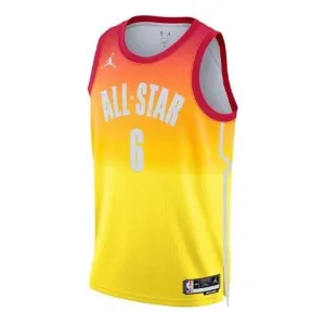 Air Jordan NBA Nike Team 2 All-Star 2023 'LeBron James 6' Tank, Orange