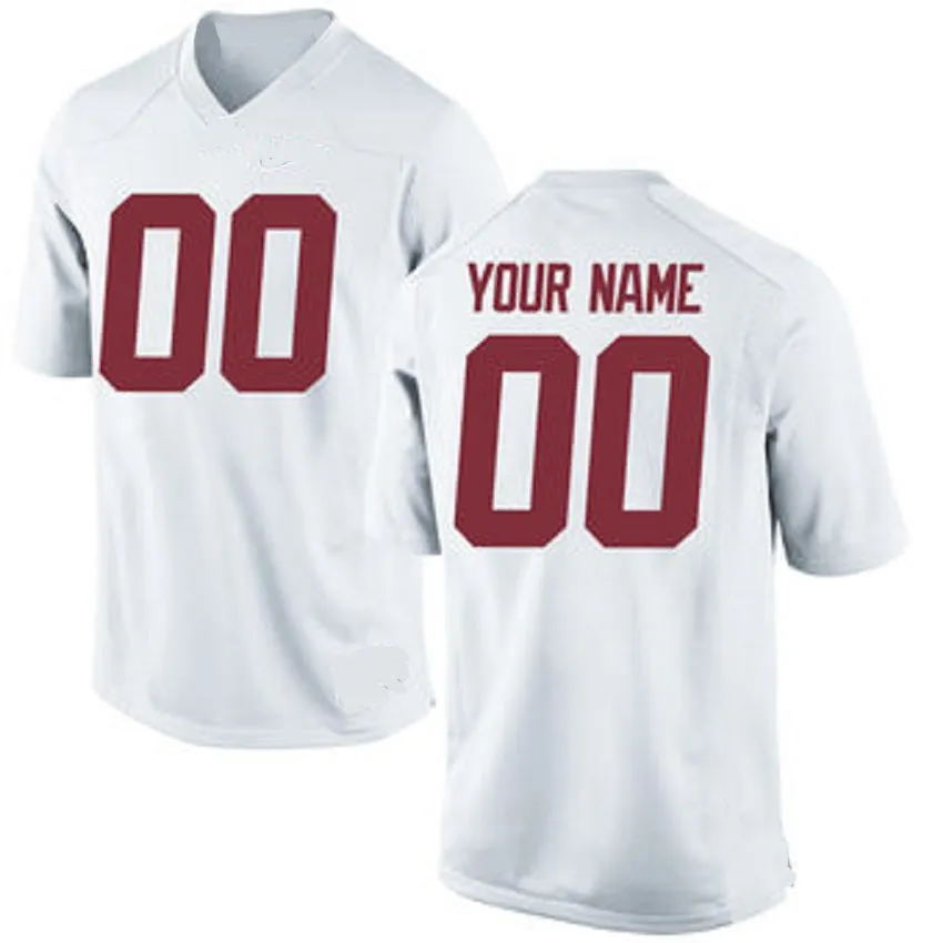 Alabama Crimson Tide Customizable College Style Football Jersey