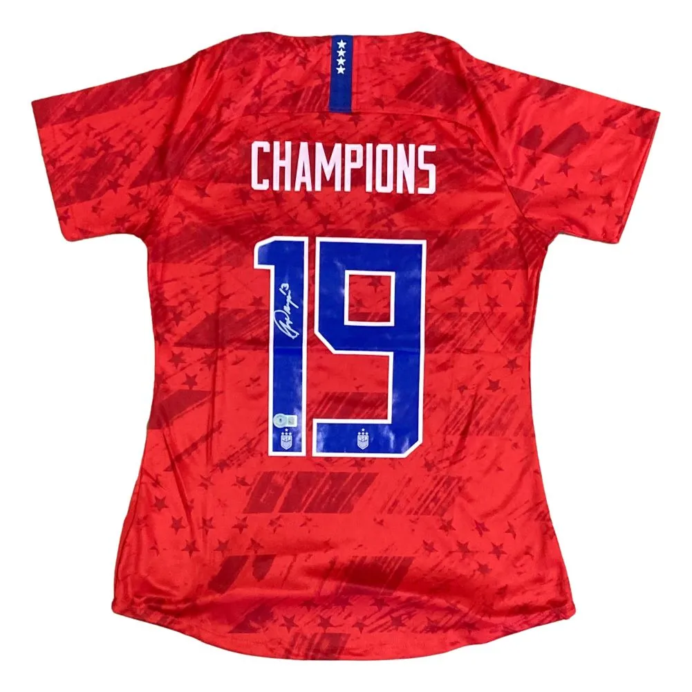 Alex Morgan Signed 2019/20 Nike USA Women's Champions Soccer Jersey BAS