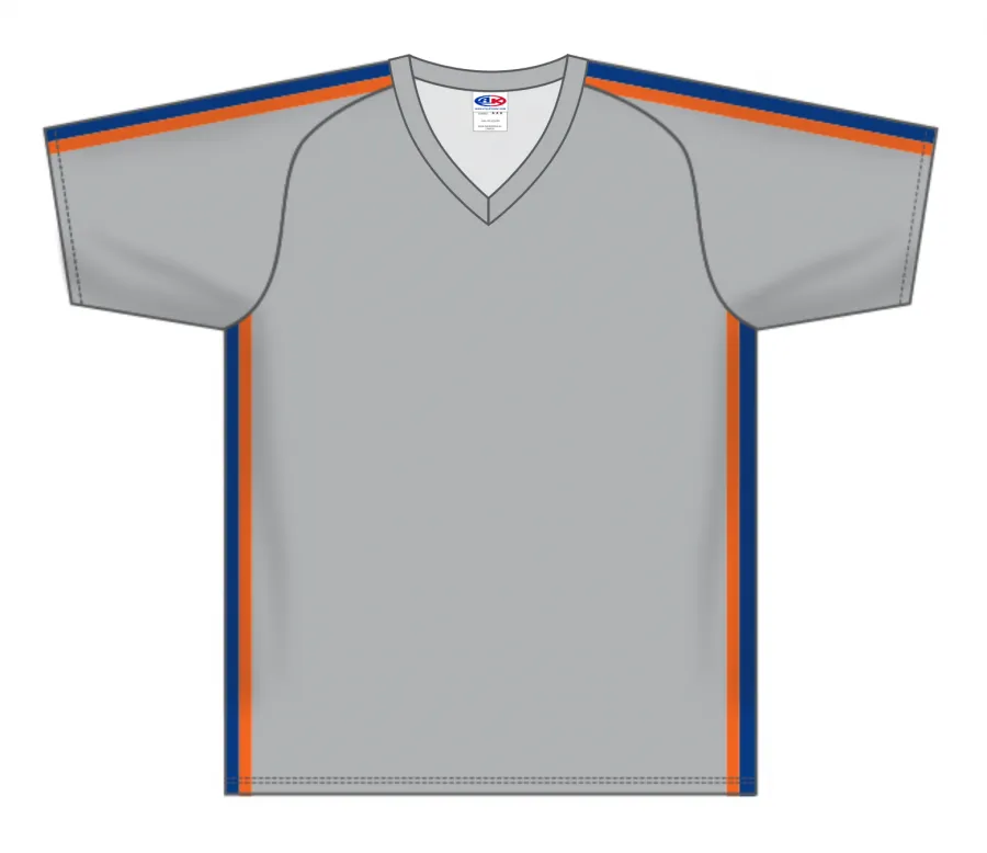 Athletic Knit (AK) Custom ZBA12-NYM6047 NY Mets Grey Sublimated Baseball Jersey