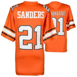 Barry Sanders Oklahoma State Cowboys College Throwback Football Jersey.