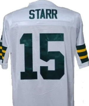 Bart Starr Green Bay Packers Throwback Football Jersey