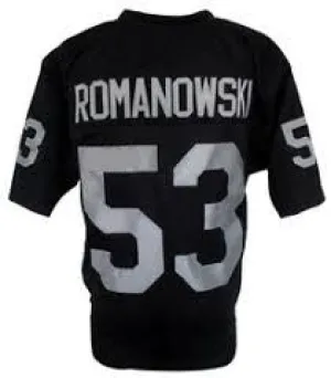 Bill Romanowski Oakland Raiders Throwback Football Jersey