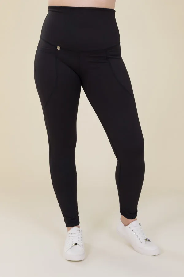 Body Sculpt Black 2 Pocket Full Leggings