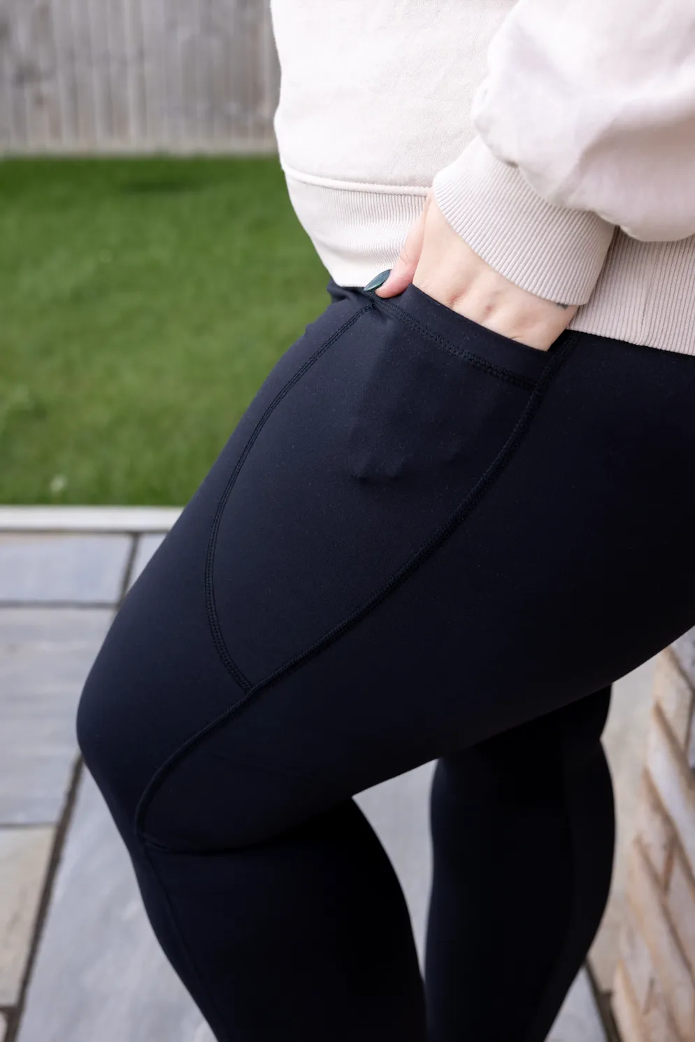 Body Sculpt Black 2 Pocket Full Leggings