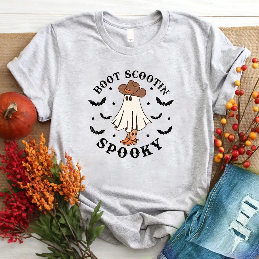 Boot Scootin Spooky Sweatshirt, Hallowween T - Shirt