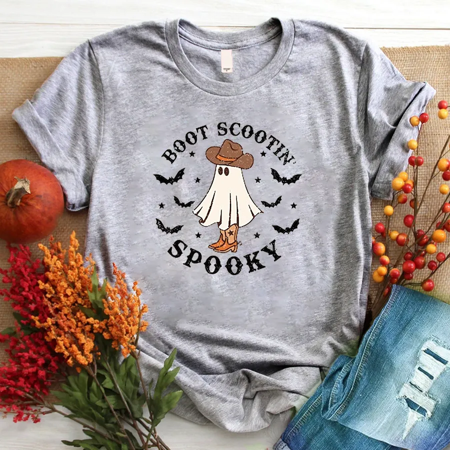 Boot Scootin Spooky Sweatshirt, Hallowween T - Shirt