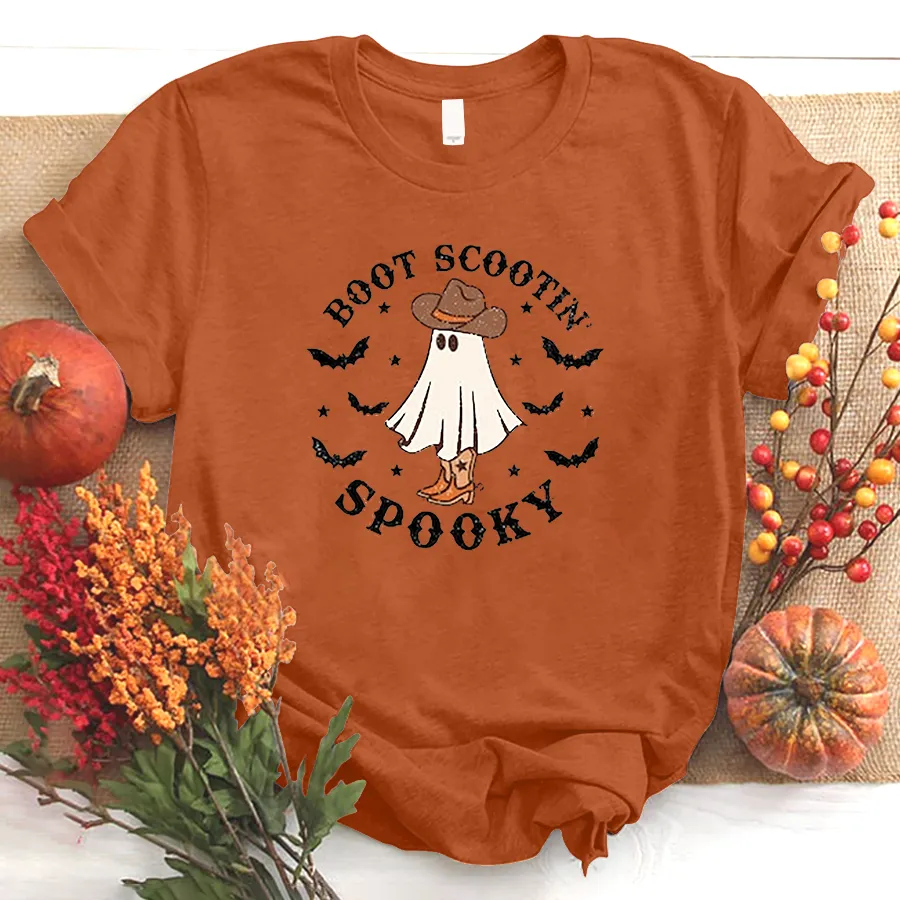 Boot Scootin Spooky Sweatshirt, Hallowween T - Shirt