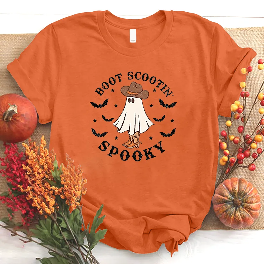 Boot Scootin Spooky Sweatshirt, Hallowween T - Shirt