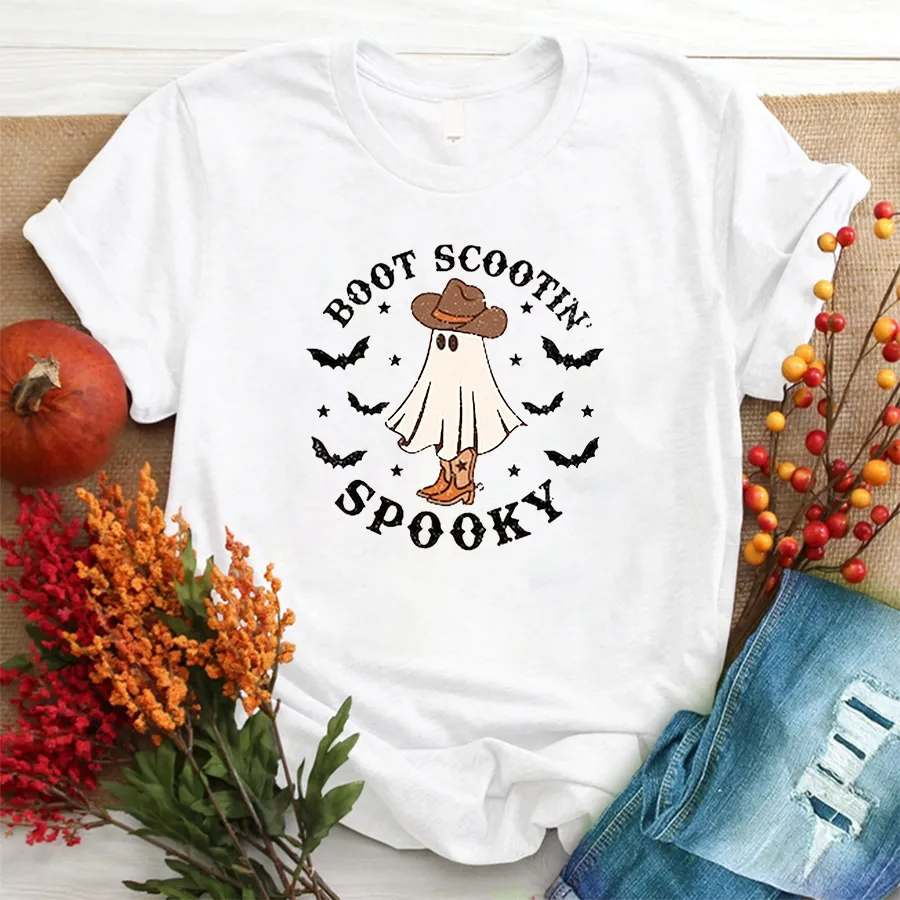 Boot Scootin Spooky Sweatshirt, Hallowween T - Shirt