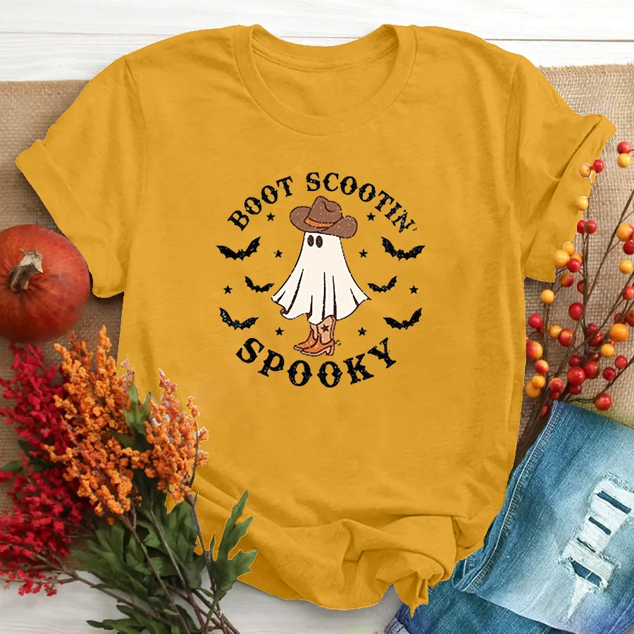 Boot Scootin Spooky Sweatshirt, Hallowween T - Shirt