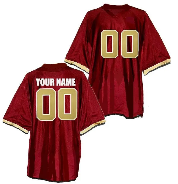 Boston College Eagles Style Customizable Football Jersey