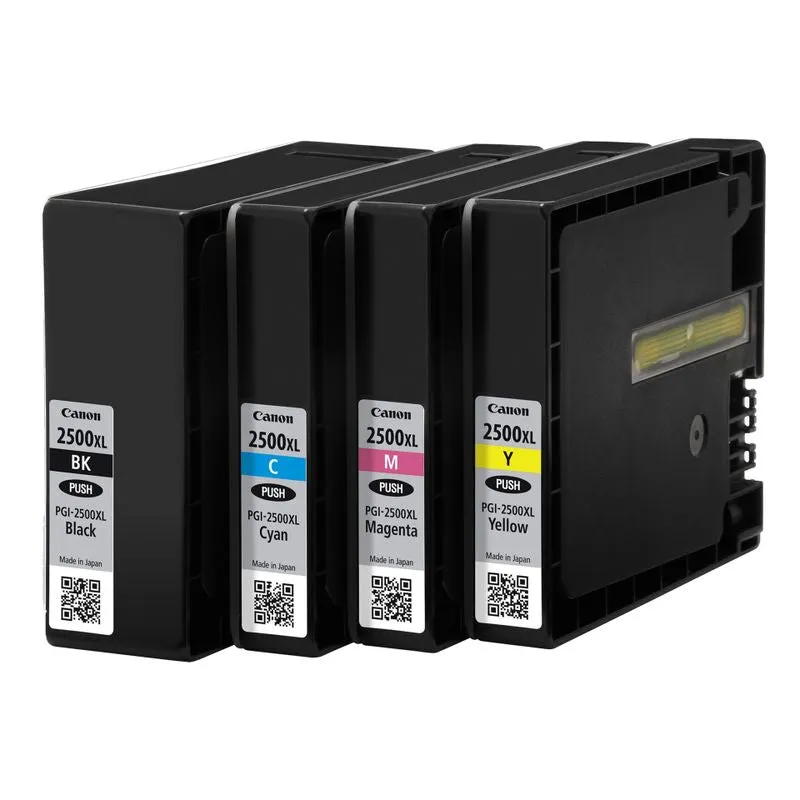 Canon Ink Tank Pgi-2500Xl Bk/C/M/Y - 4-Pack - Black / Yellow / Cyan / Magenta