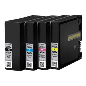 Canon Ink Tank Pgi-2500Xl Bk/C/M/Y - 4-Pack - Black / Yellow / Cyan / Magenta