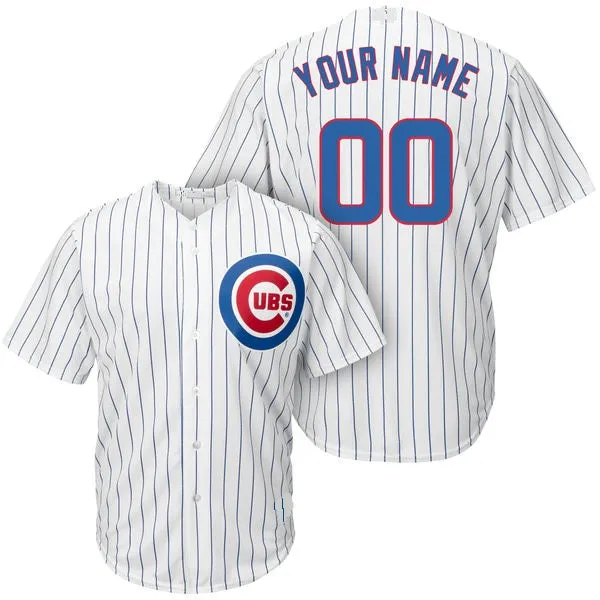 Chicago Cubs Customizable Pro Style Baseball Jersey - 3 Styles Available