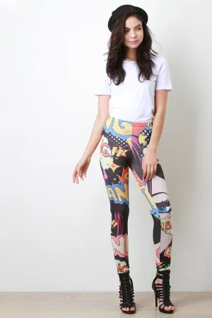 Comic Bang Leggings