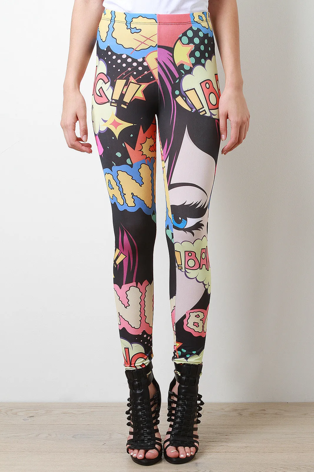 Comic Bang Leggings