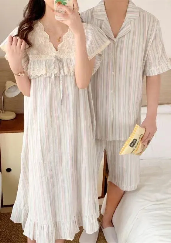 Cotton Pajama Set (Couple’s Matching Set)