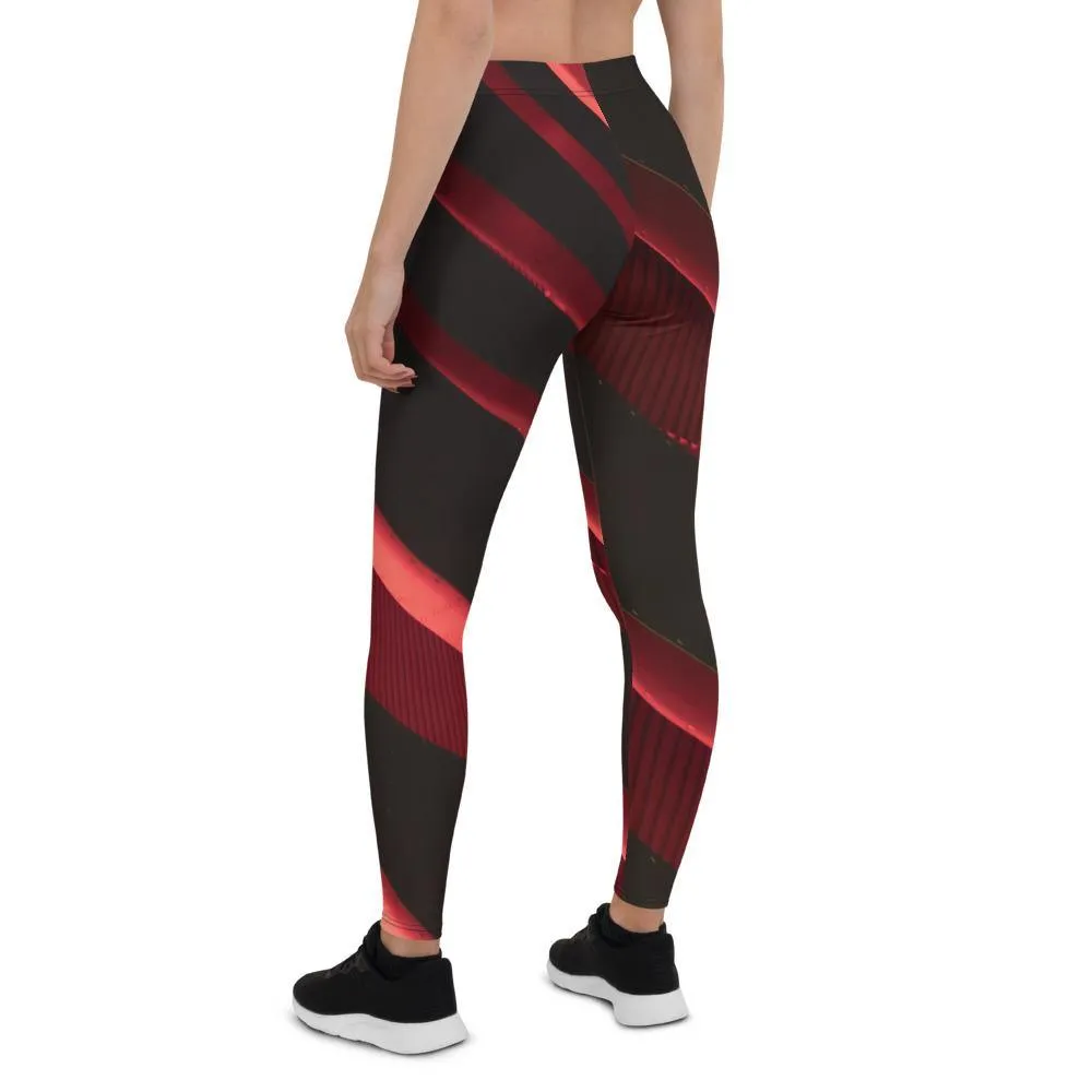 Crimson Low Waist Leggings