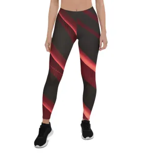 Crimson Low Waist Leggings