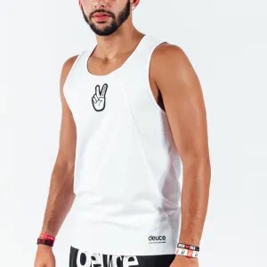 Deuce Athletic Tank Top | White