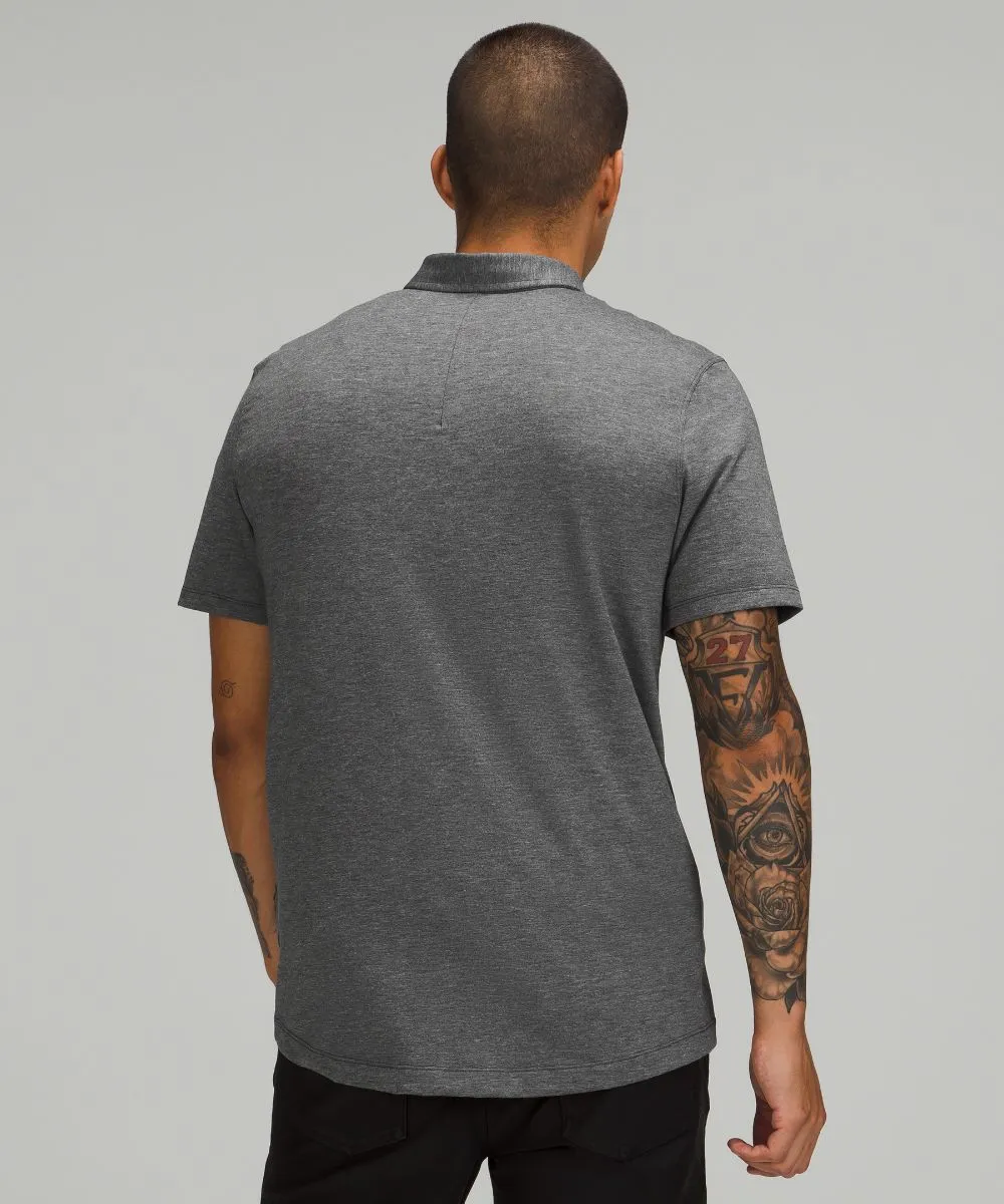 Evolution Lululemon Short Sleeve Polo Shirt, Black