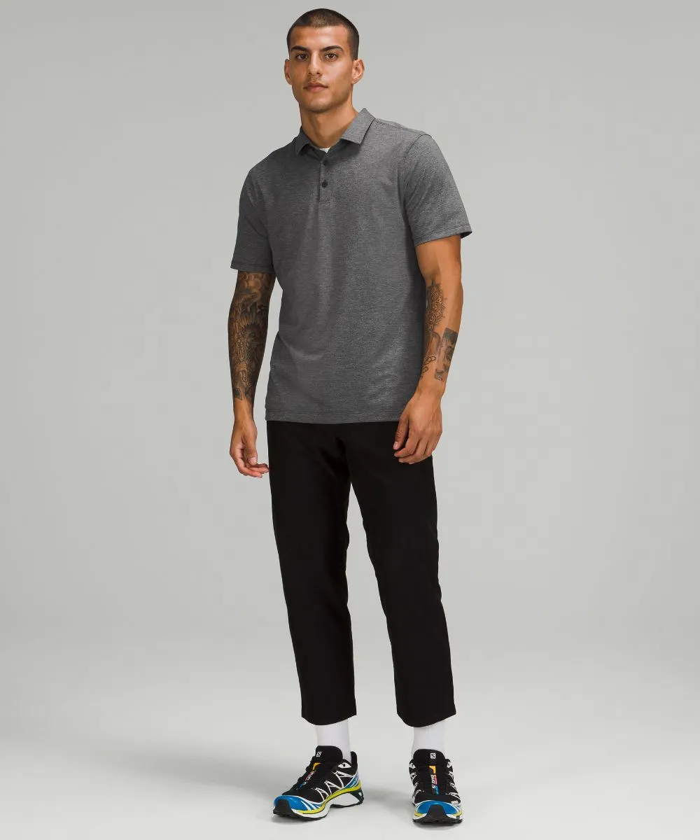 Evolution Lululemon Short Sleeve Polo Shirt, Black