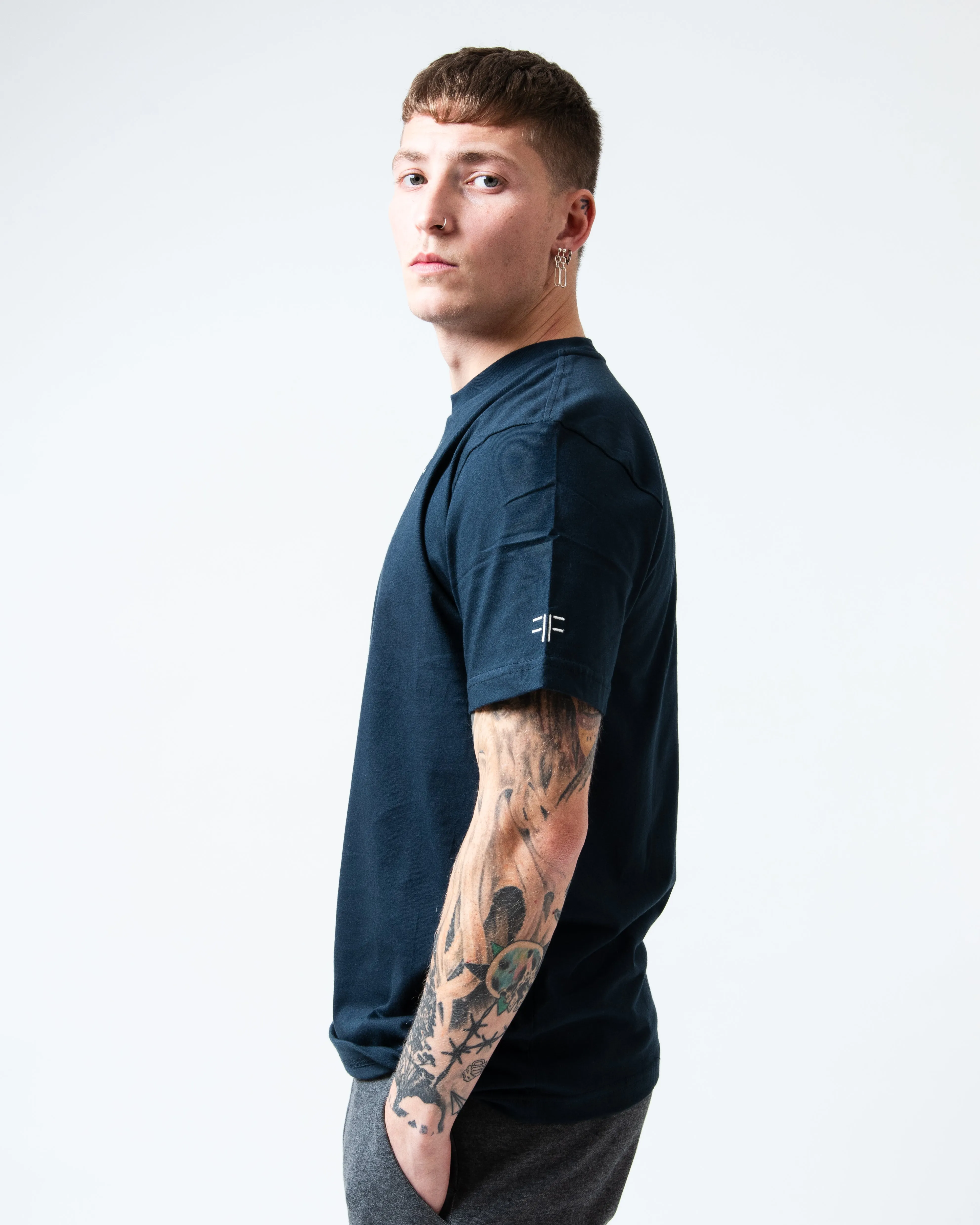 Fit   Fly Premium Blue T-Shirt