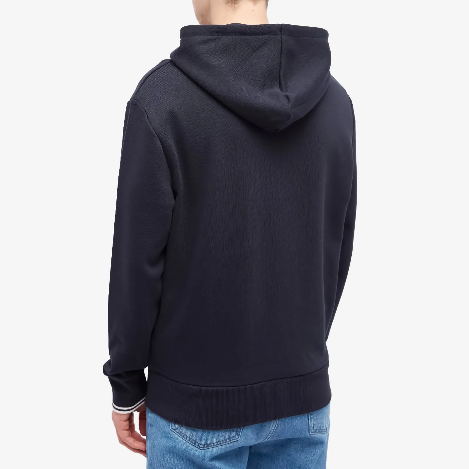 Fred Perry Tipped Popover Sweatshirt, Navy