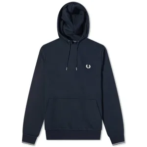 Fred Perry Tipped Popover Sweatshirt, Navy