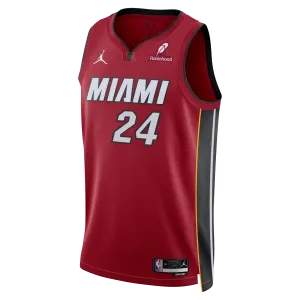 Haywood Highsmith Nike Jordan Brand Miami HEAT Statement Red Swingman Jersey