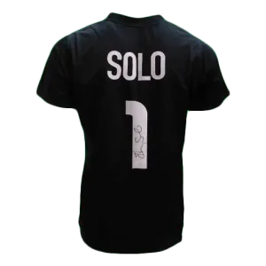 Hope Solo Autographed USA Soccer Jersey Black (JSA)