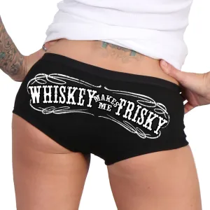 Hot Leathers Whiskey Makes Me Frisky Boy Shorts