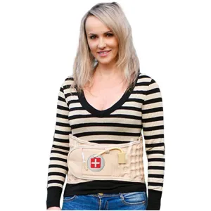 Inflatable waist belt