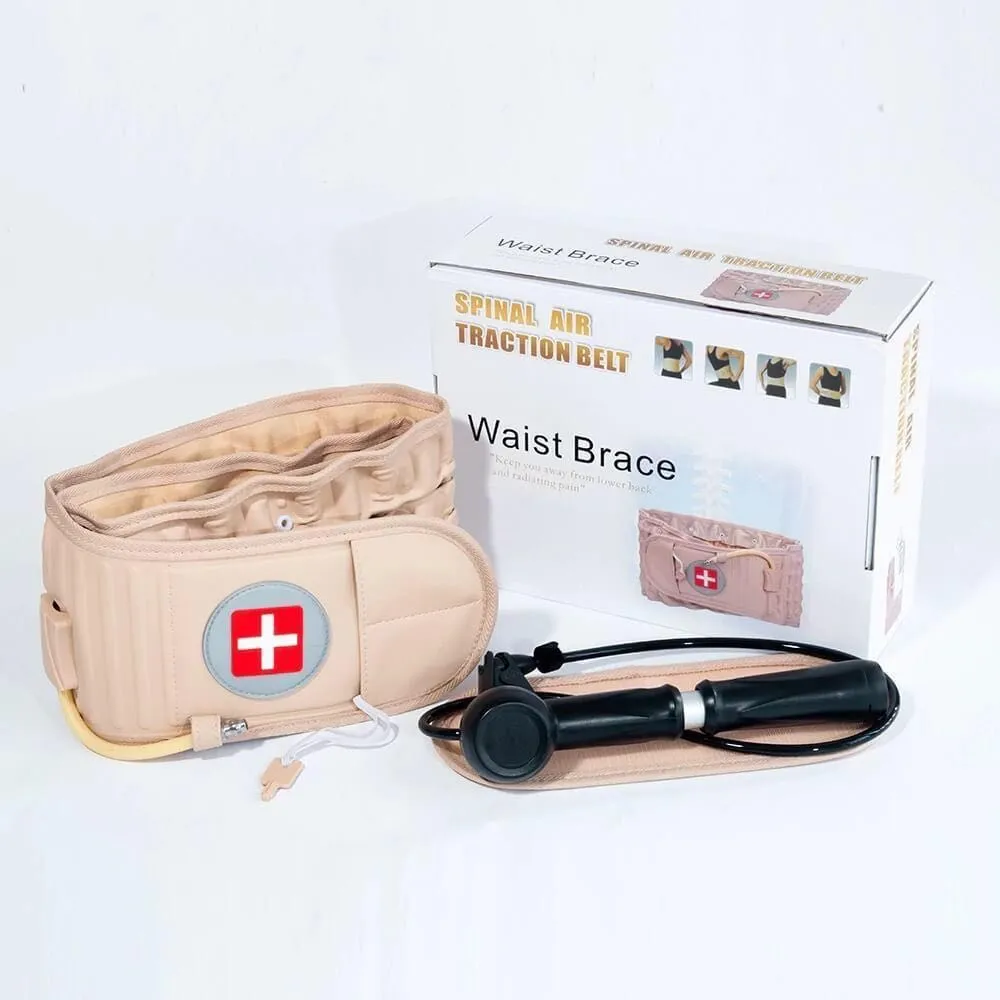 Inflatable waist belt