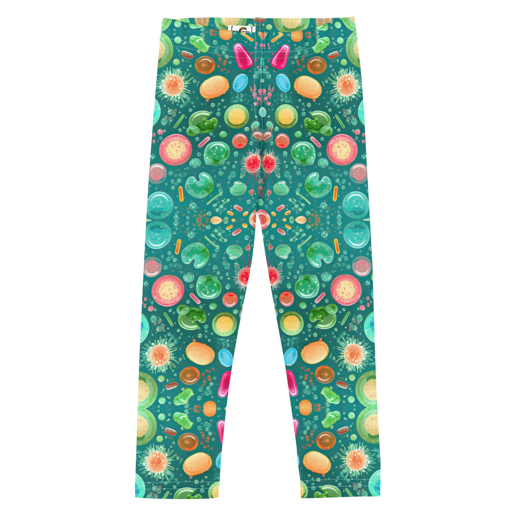 Kid's Leggings Tiny Green Buddies