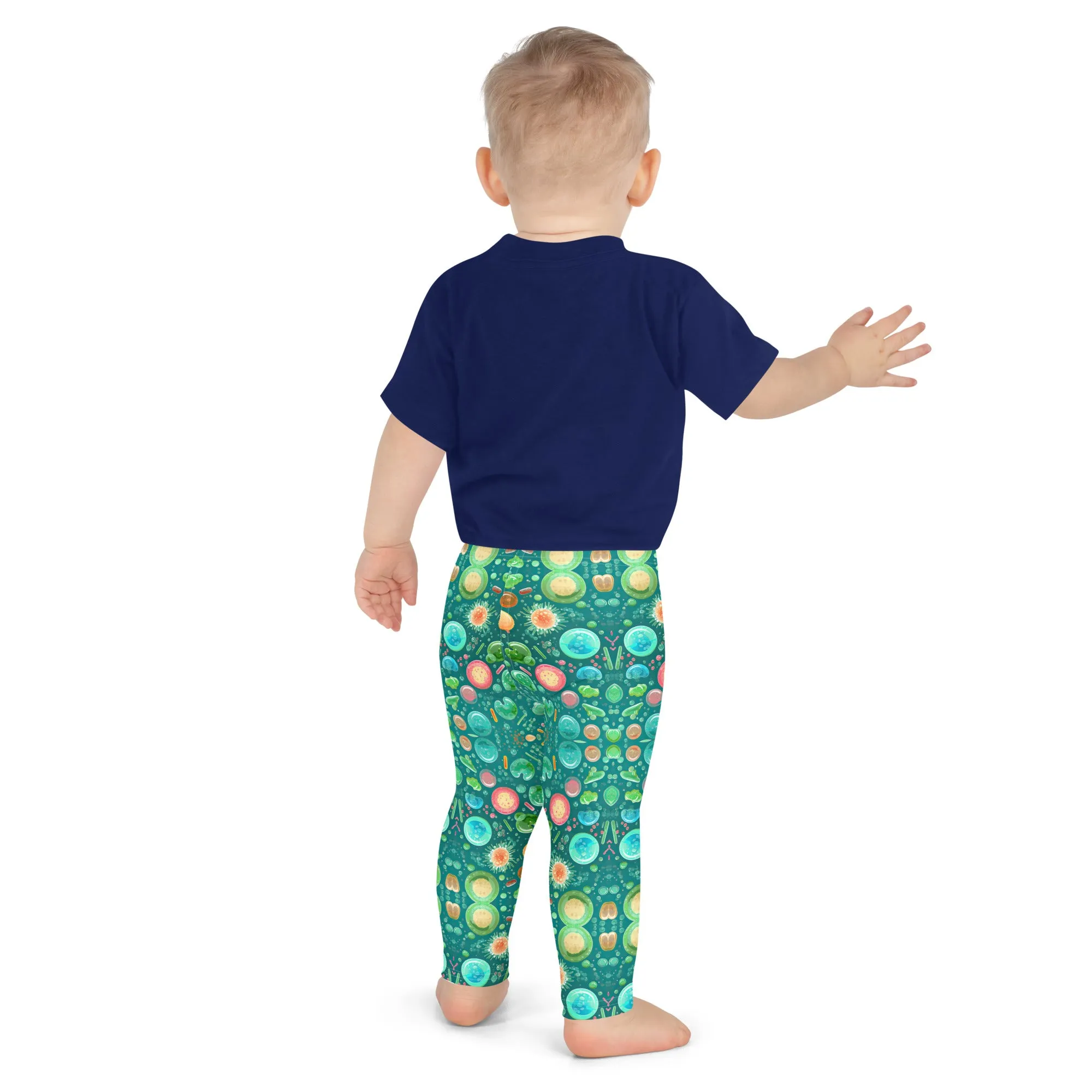 Kid's Leggings Tiny Green Buddies