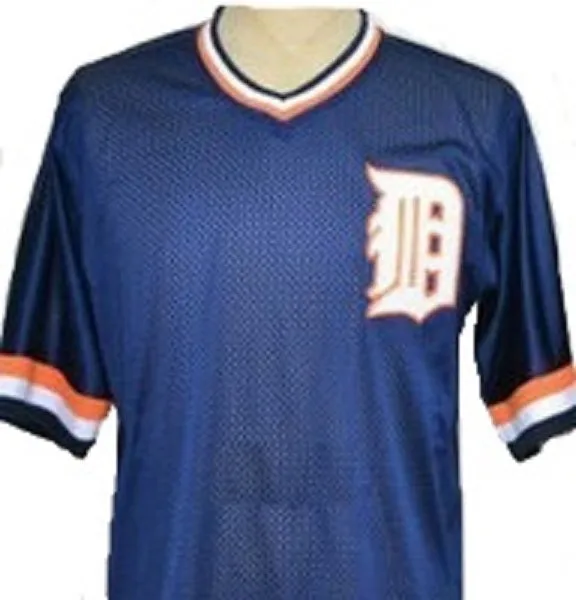 Kirk Gibson Detroit Tigers Throwback Blue Jersey