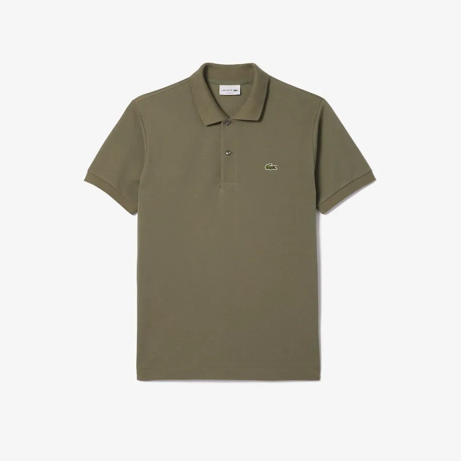 LACOSTE - POLO CLUB SHIRT Men’s - KHAKI GREEN-316