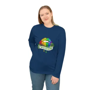 LGBTQ Pride Flag Unisex Performance Long Sleeve Shirt - Kiss Me I'm Gayrish