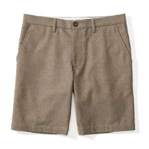 Liam - Light Brown Herringbone Shorts