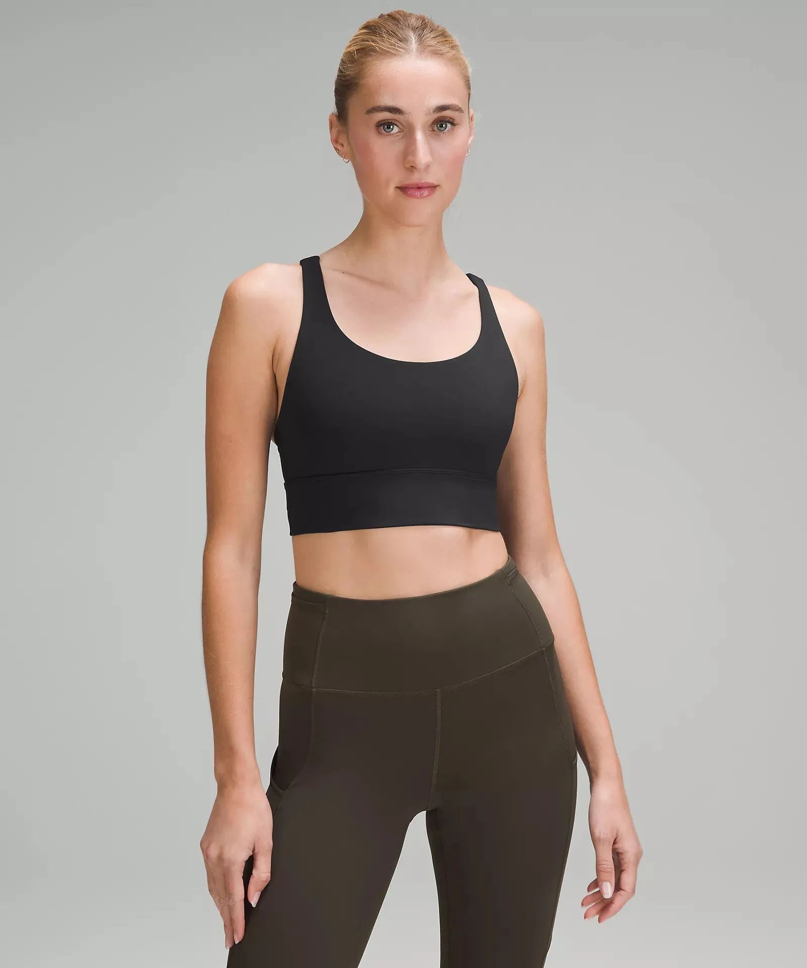 lululemon Energy Longline Bra Medium Support, B–D Cups | Black