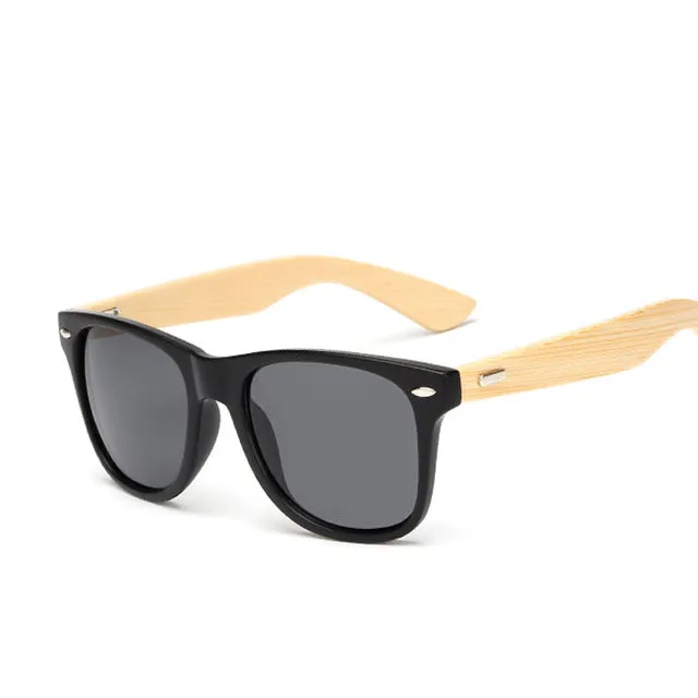 LYEHEE 2017 Retro Bamboo Wood Sunglasses Men Women Brand Designer Goggles Gold Mirror Sun Glasses Shades lunette oculo